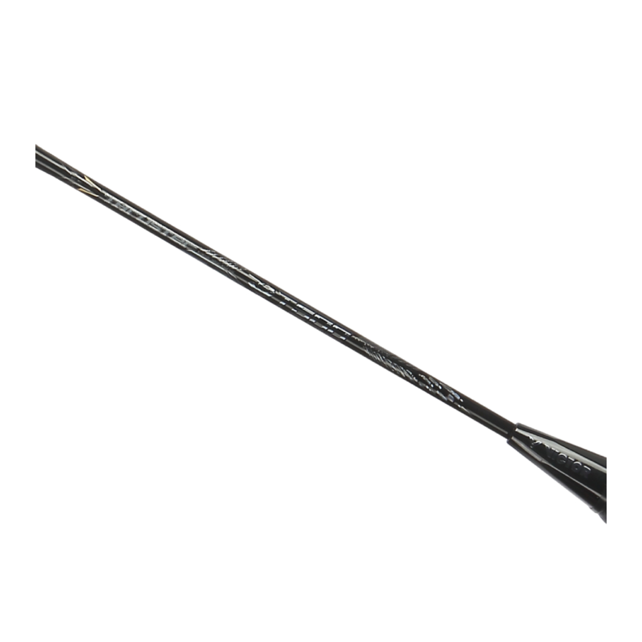Victor Thruster K 500 Unstrung Badminton Racket - Premium Carbon Fiber Lightweight Racquet [Bushi Black] TK T500 C - Perfect for Professional Training & Competitive Matches