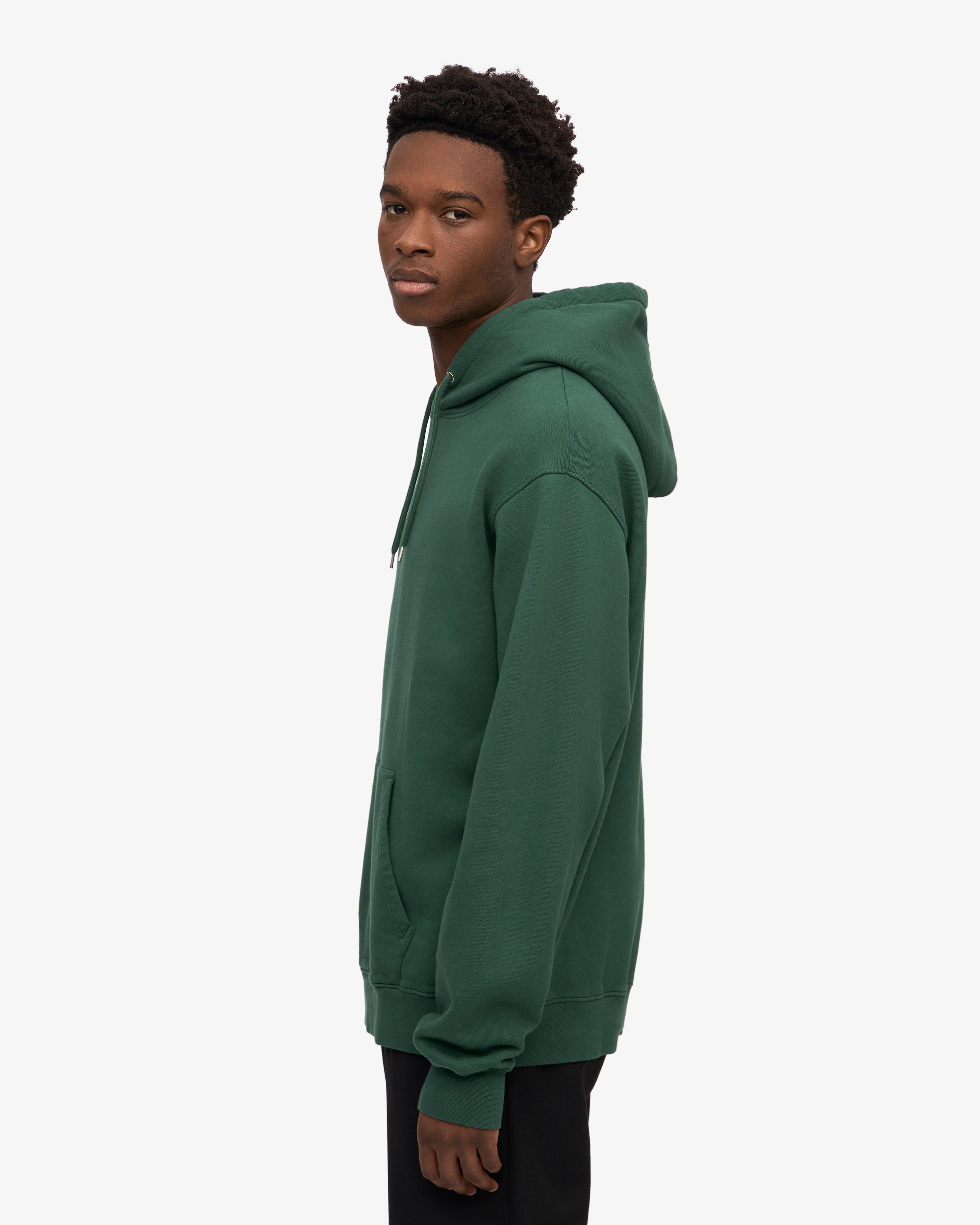 Classic Organic Cotton Hoodie - Emerald Green | Eco-Friendly & Comfortable for Casual Wear & Outdoor Activities