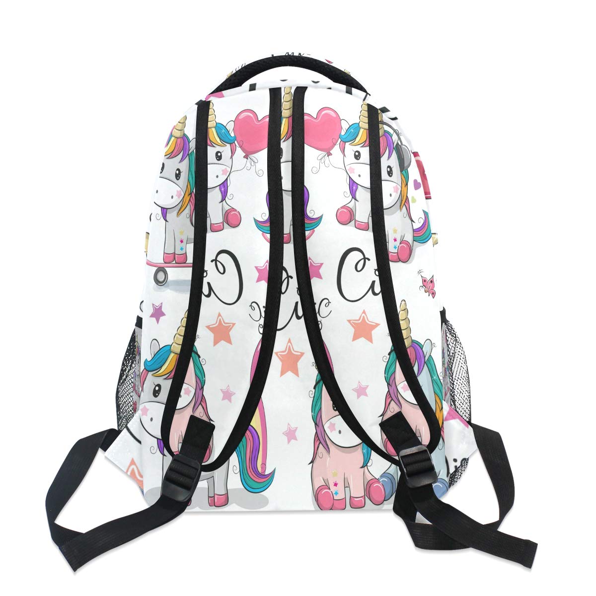 Senya Unicorn School Backpack for Teens - Cute Couple Backpacks for Girls & Boys, Durable Travel Bag for School, College, Day Trips & Outdoor Adventures