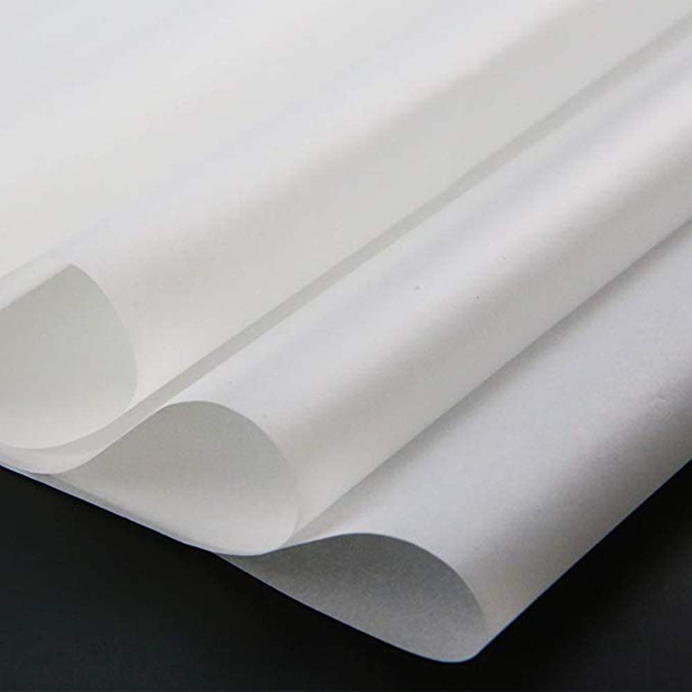 50 Sheets White Carbon Paper Graphite Transfer Tracing Paper with 1 Embossing Stylus Dotting Tool (8.3