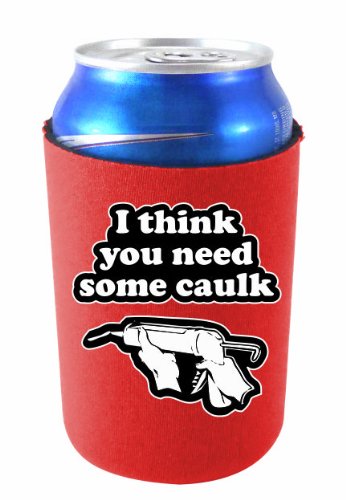 Collapsible Can Coolie - Insulated Beer Sleeve for Cans & Bottles - Red (Perfect for BBQs, Beach Parties & Outdoor Events)
