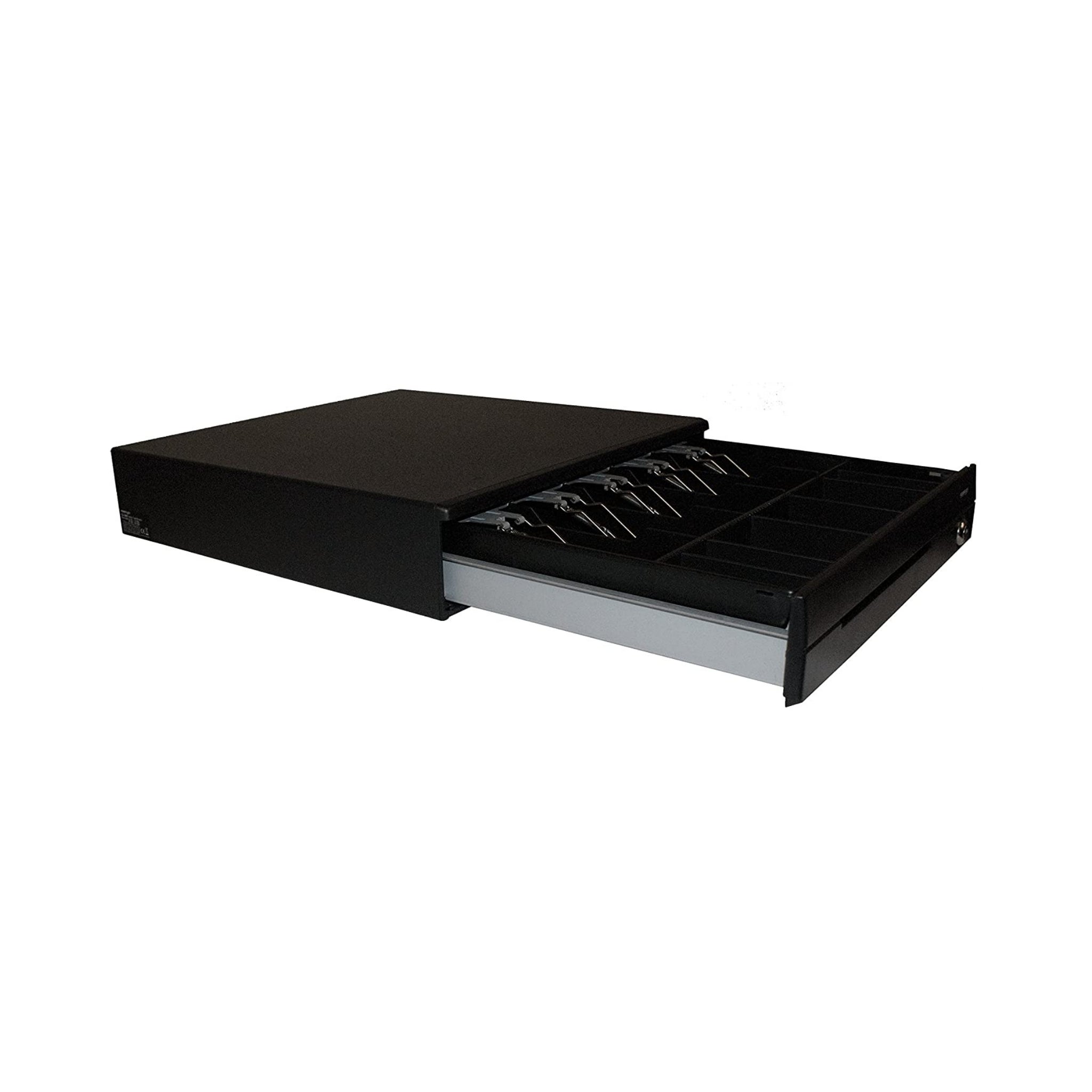 Posiflex CR 3000 Cash Drawer - 5 Bill & 6 Coin Compartments, Durable Scratch-Resistant Design for Retail Stores & Restaurants
