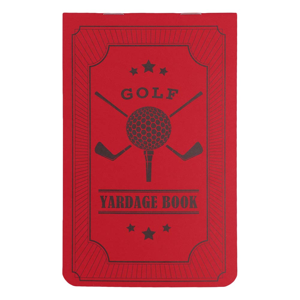 Premium Golf Scorecard & Yardage Book - Multi-Color Golf Notebook with Stats Tracker to Improve Your Game (6.6