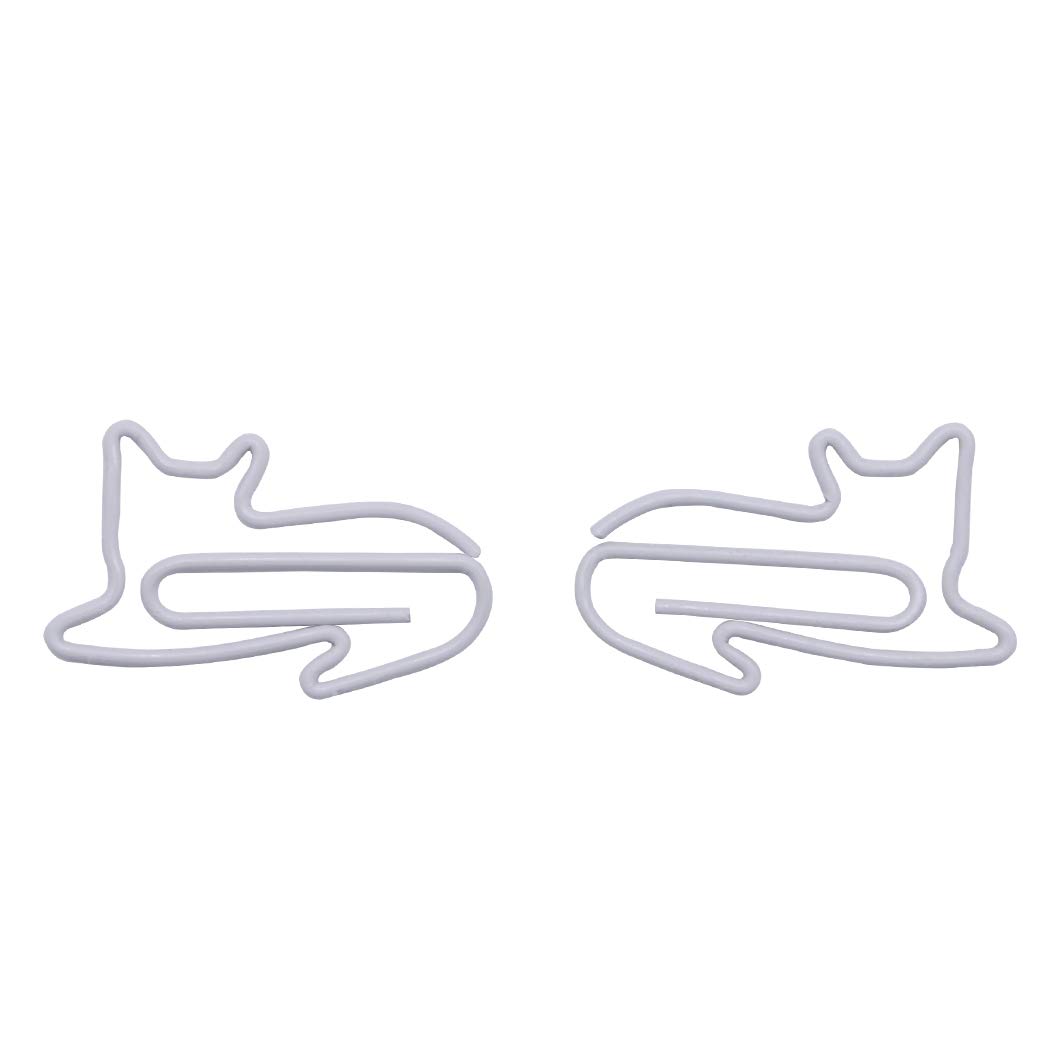 Cute Cat-Shaped Paper Clips - 150 PCS Colorful Cat Office Supplies for Cat Lovers | Perfect for School, Office & Gift Giving