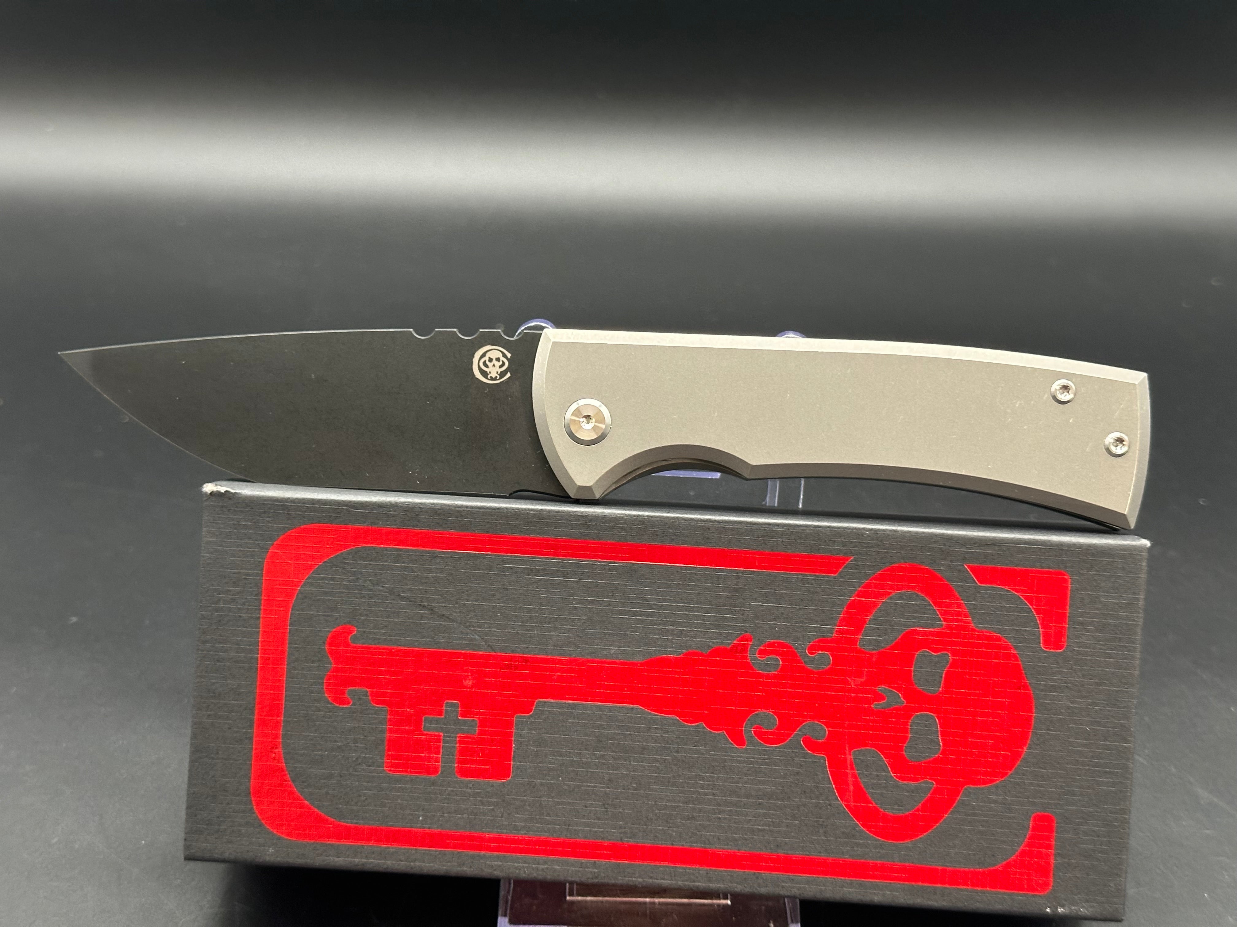 Chaves Redencion 229 Kickstart Tanto Chisel Grind Folding Knife - Premium EDC Pocket Knife for Outdoor, Camping & Everyday Carry