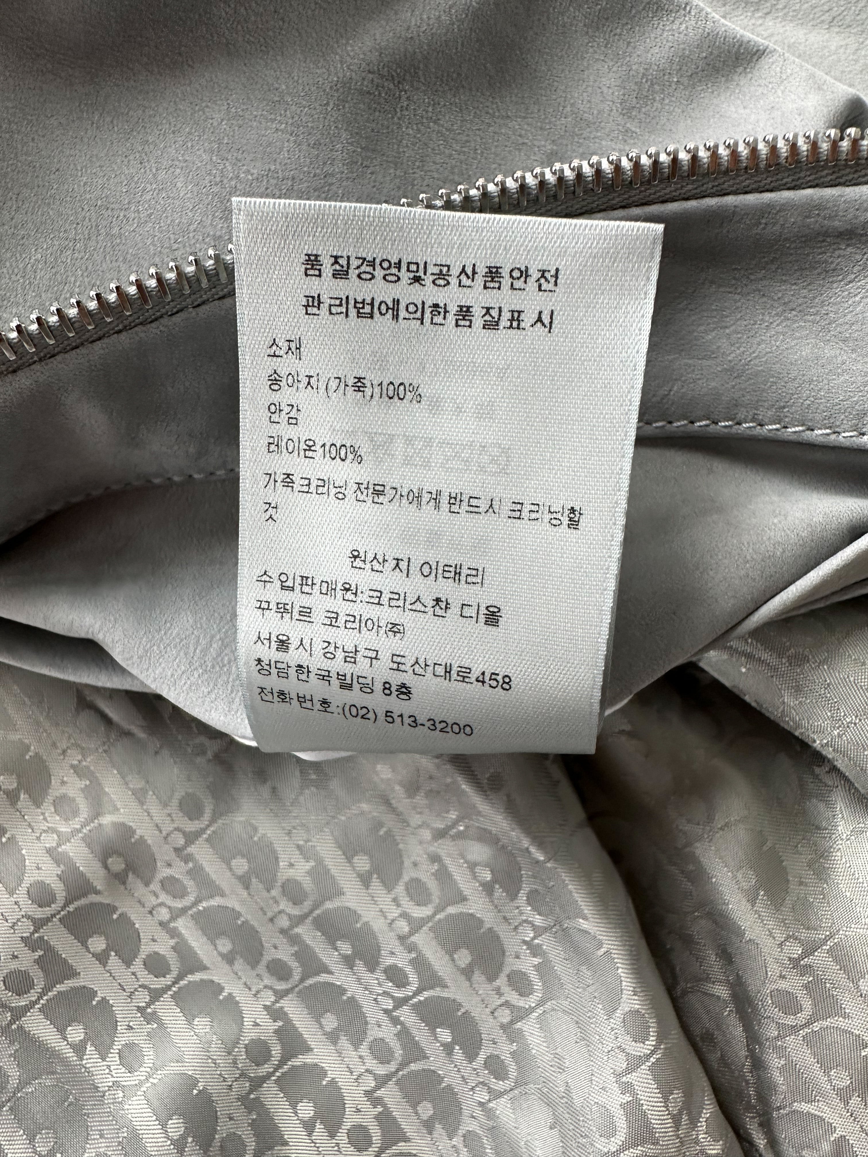 Dior Air Jordan Grey Leather Hooded Jacket for Men - Stylish Winter Coat with Hood - Perfect for Streetwear Fashion & Outdoor Activities