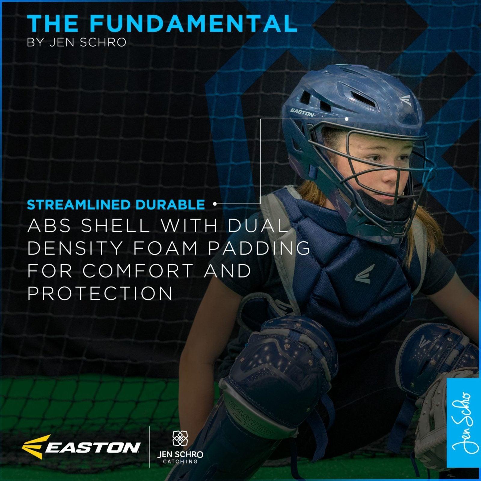 Easton Jen Schro Fastpitch Softball Catcher's Gear Set - Youth & Adult Sizes, Multiple Colors - Perfect for Training, Games & Tournaments