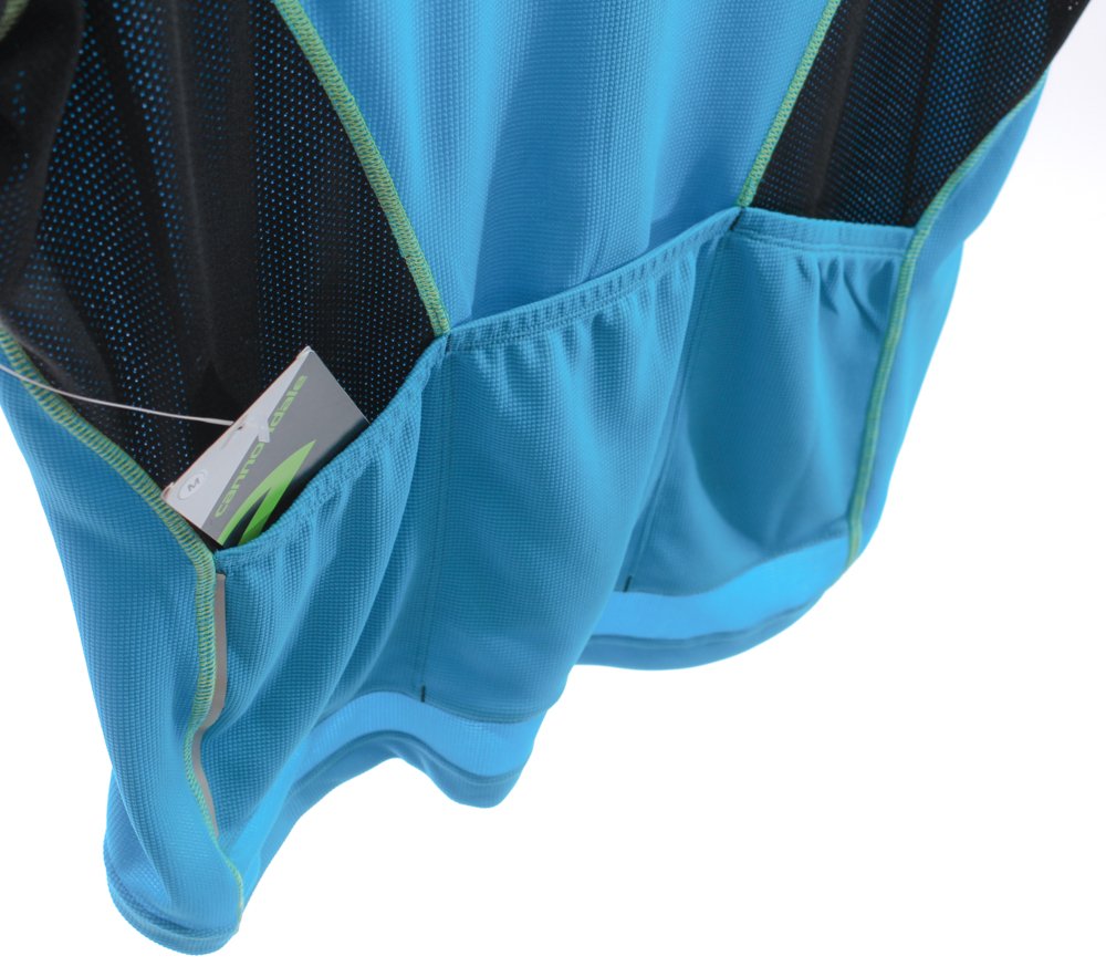 Cannondale Classic Cycling Jersey - Cyan Blue - Medium Size | Comfortable & Breathable Bike Shirt for Road & Mountain Biking