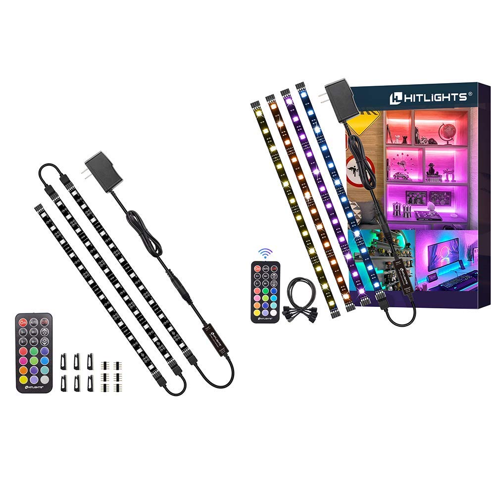 HitLights Pre-Cut 12-Inch LED Strip Lights, 3/4