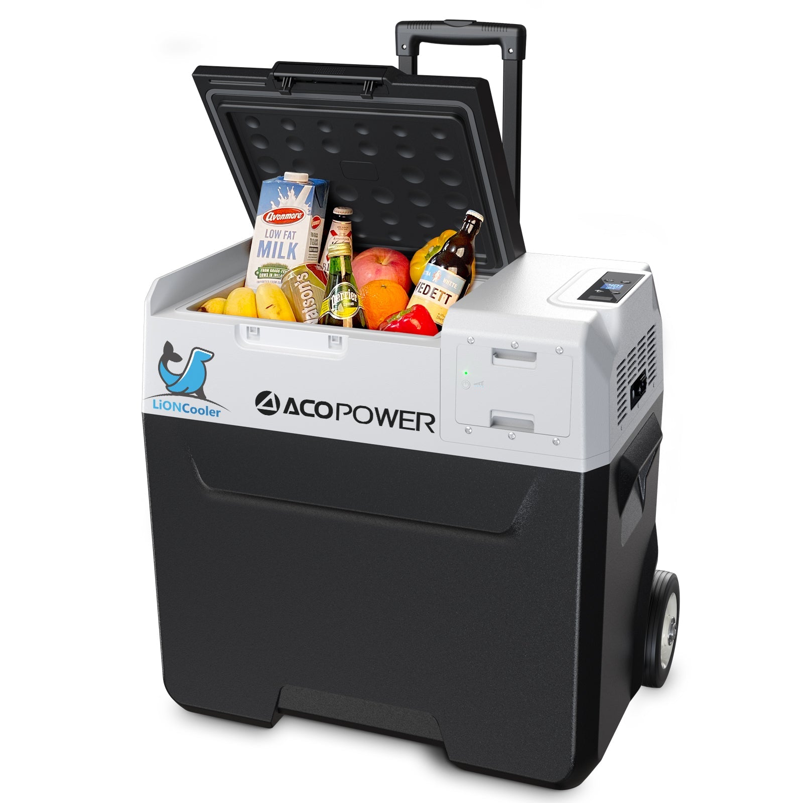 ACOPOWER LionCooler X50A 52-Quart Portable Solar Fridge Freezer - Perfect for Camping, Road Trips & Outdoor Adventures