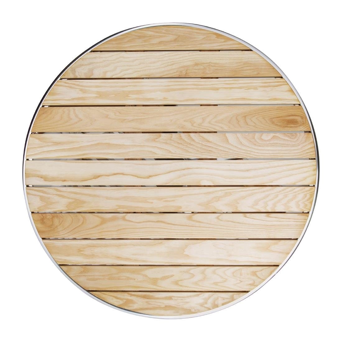 Bolero Ash Round Dining Table 800mm - Perfect for Small Spaces, Kitchens & Breakfast Nooks
