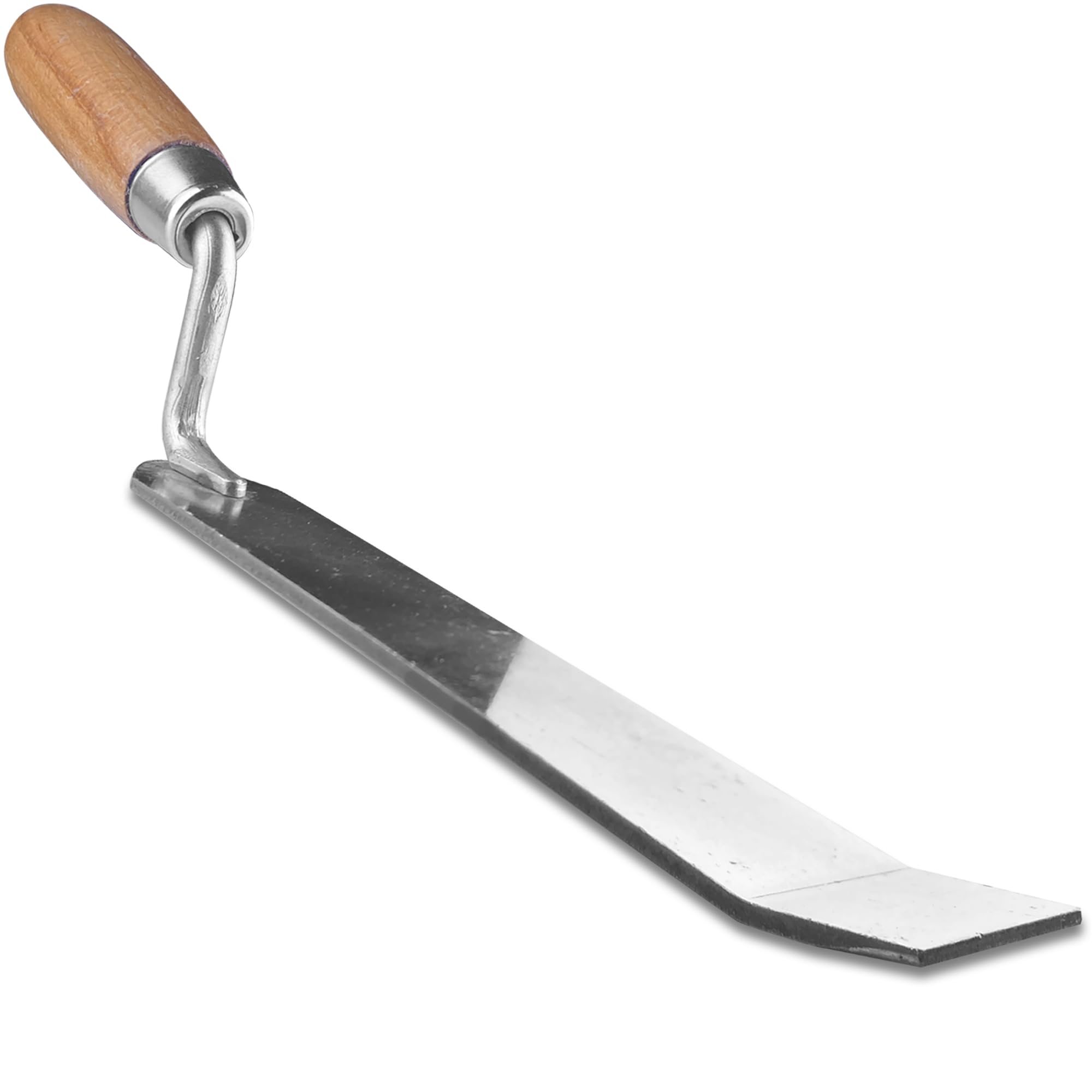 Sturdy Baseball Base Cleaner Tool - Heavy Duty Steel Anchor Dig Out with Wood Handle for Removing Dirt from Bases | Perfect for Field Maintenance & Baseball Practice