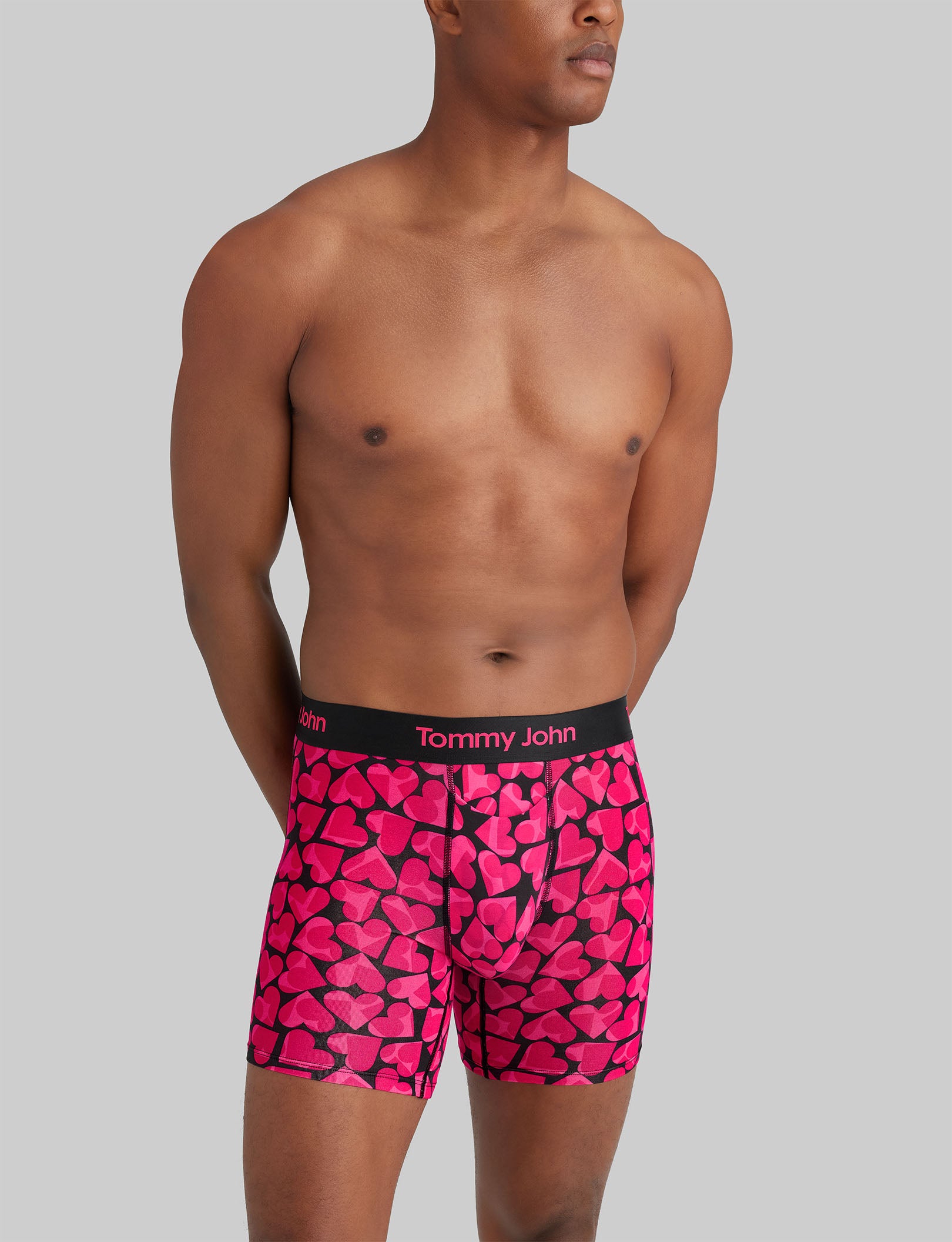 Second Skin Mid-Length Boxer Briefs - 6 Pack - Ultra Soft & Breathable Men's Underwear for All-Day Comfort - Perfect for Workout, Running & Daily Wear