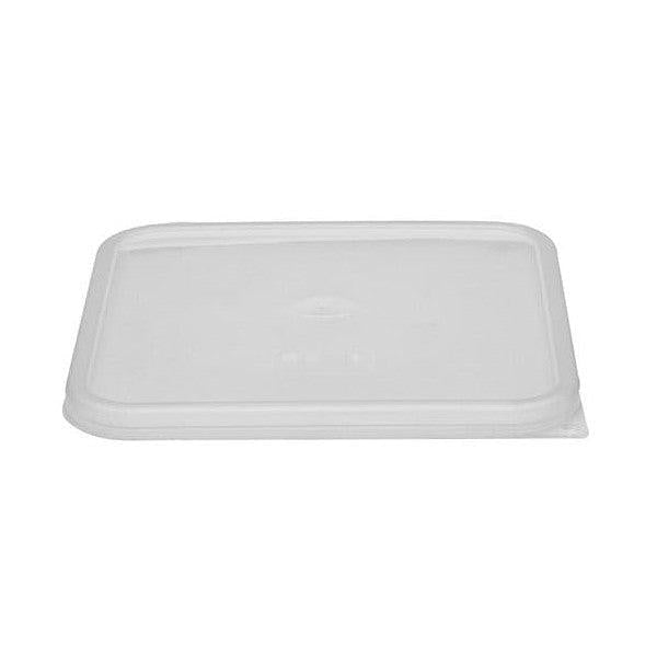 Cambro SFC6SCPP190 Square Translucent Seal Covers for 6 & 8 Qt Camwear Food Storage Containers - Perfect for Commercial Kitchens, Meal Prep & Restaurant Storage
