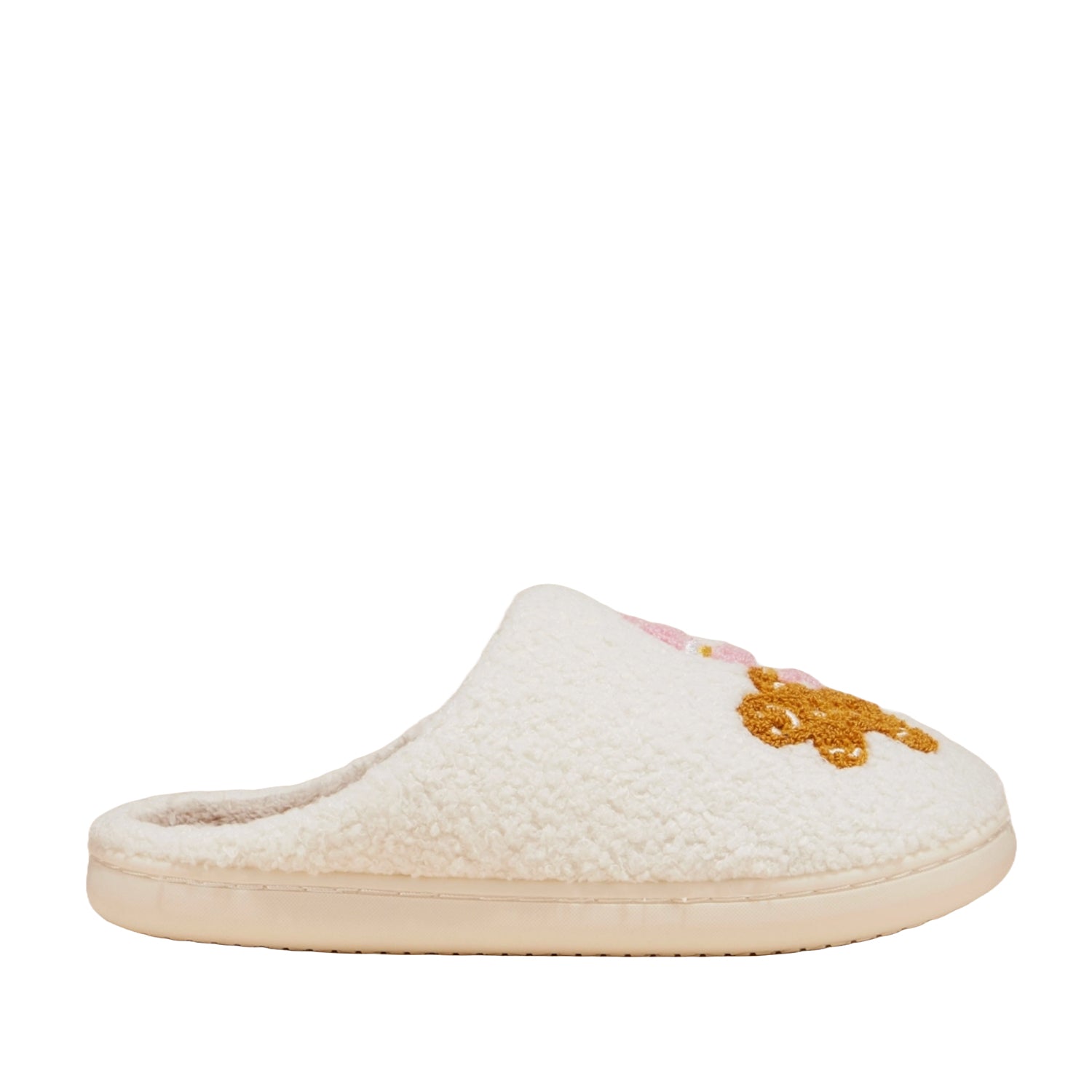 FLOOF Sweet Treat Slippers for Women - Soft Plush White House Shoes | Cozy Indoor Slippers for Relaxing at Home, Lounging & Self-Care Days