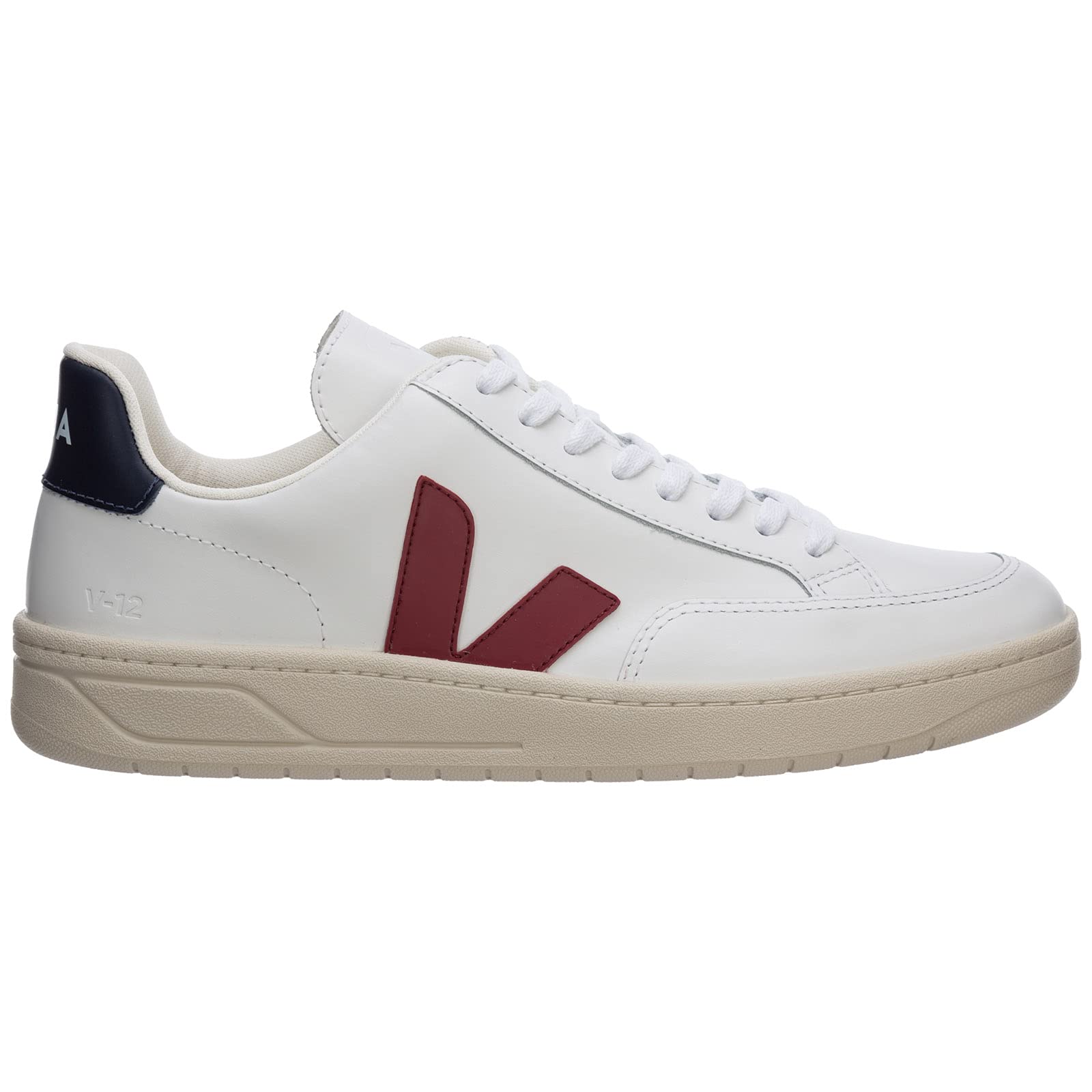 Veja Men's Campo Sneakers - White Leather Vegan Sneakers for Men | Eco-Friendly Casual Shoes for Walking, Running & Everyday Wear