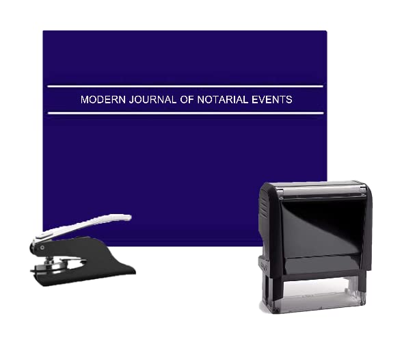 South Carolina Notary Public Seal & Self Inking Stamp Kit with Notary Journal - Professional Notary Supplies for Legal Documents & Official Paperwork