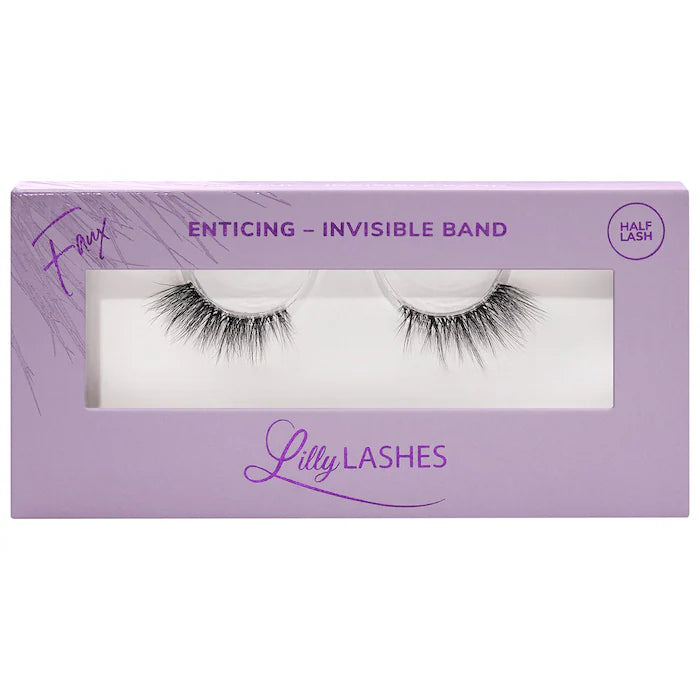 Reusable Invisible Band False Eyelashes by Lilly Lashes - Natural & Comfortable for Daily Wear & Special Occasions