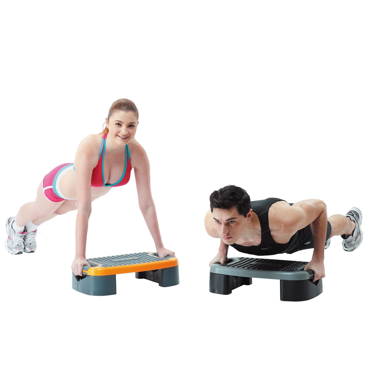 5-in-1 Multi-Function Aerobic Step Platform - Adjustable Fitness Stepper for Home Workouts, Cardio Exercise, Step Training & Strength Training - Perfect for HIIT, Yoga & Home Gym Use