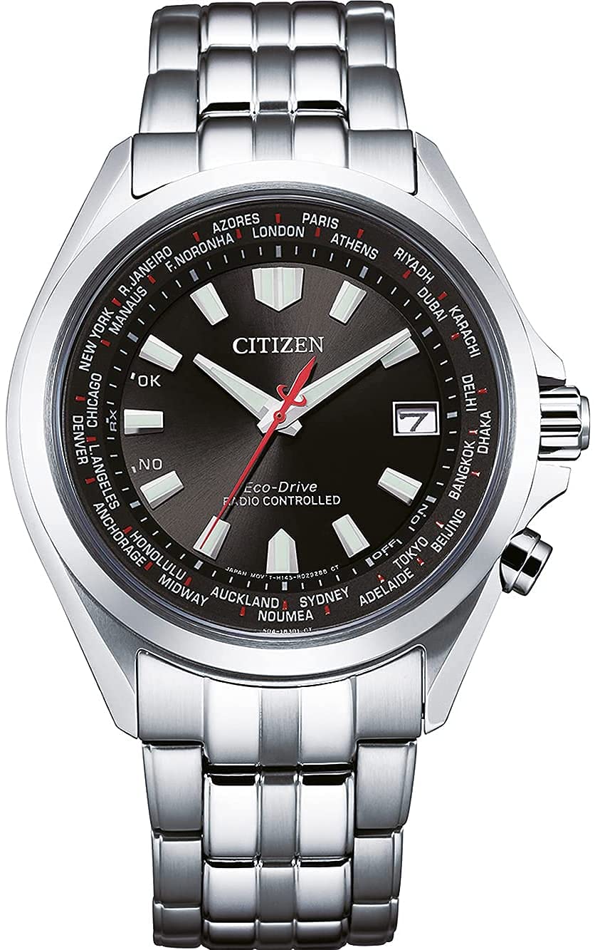 Citizen Men's Eco-Drive Stainless Steel Analog Watch - Water Resistant, Solar Powered for Business, Casual & Outdoor Activities
