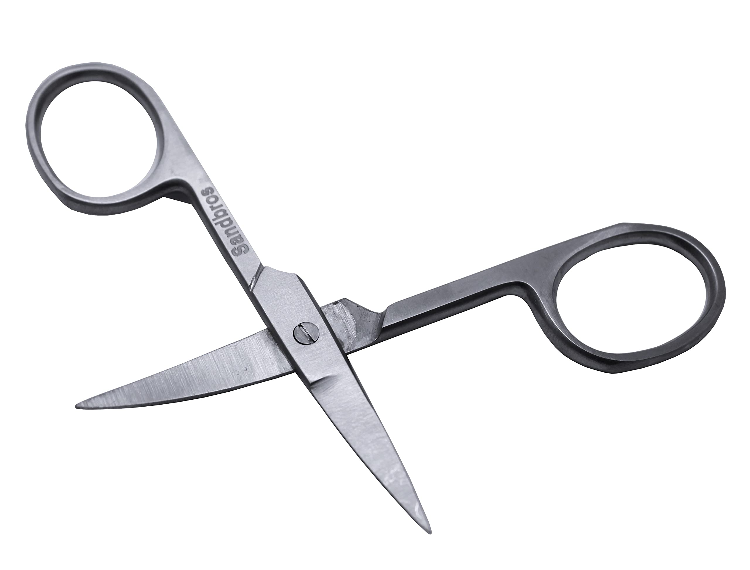 Professional 2X Nail Scissors Set - Extra Strong Curved Cuticle & Manicure Scissors S115 - Perfect for Salon, Home Grooming & Travel Nail Care Kit