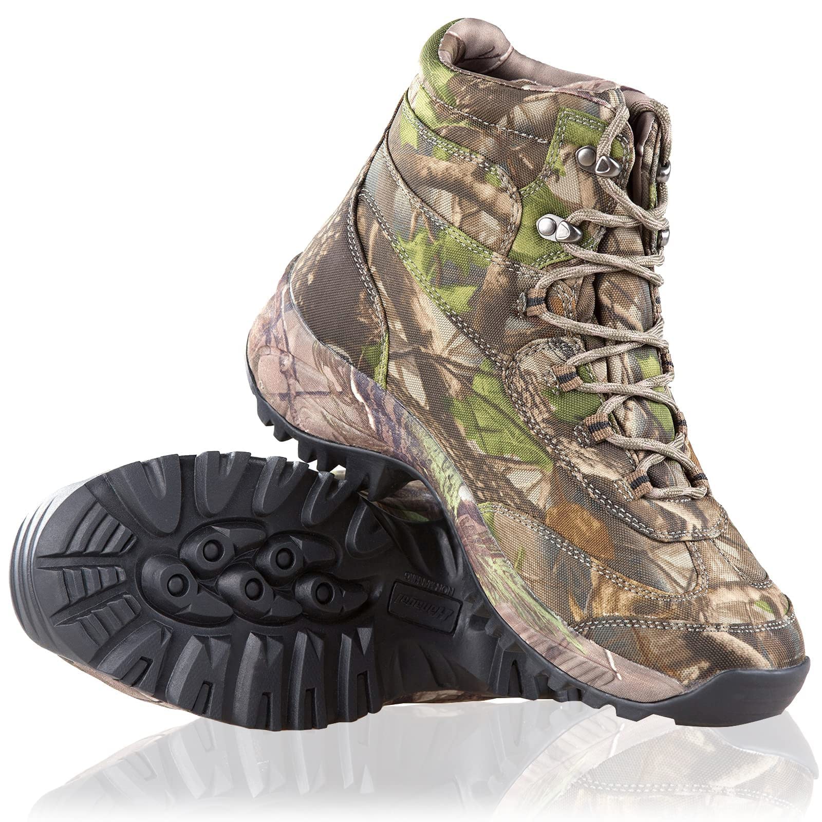 HANAGAL Waterproof Hunting Boots for Men - Lightweight Camo Military Tactical Hiking Shoes, Army Combat Boots Size 6.5-13 - Perfect for Outdoor Adventures, Hunting & Tactical Missions