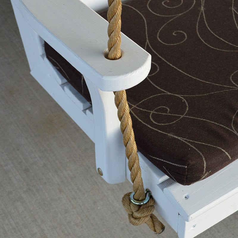 Keystone Amish Co. York Swing Chair in Yellow - Outdoor Relaxation for Porch, Garden & Backyard