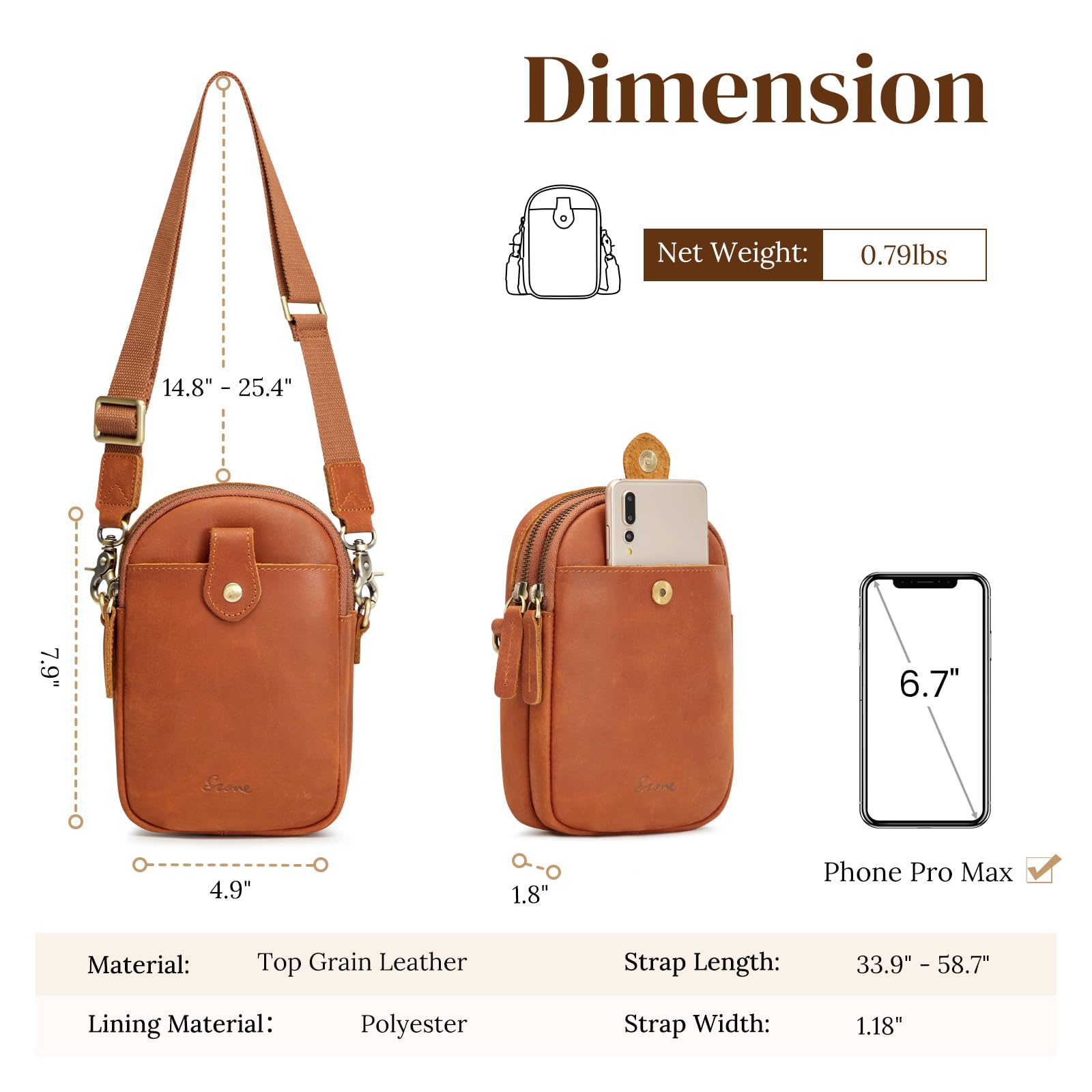 Trendy Small Crossbody Bags for Women - RFID Blocking Leather Shoulder Purse with Wide Strap | Perfect for Travel, Shopping & Everyday Use