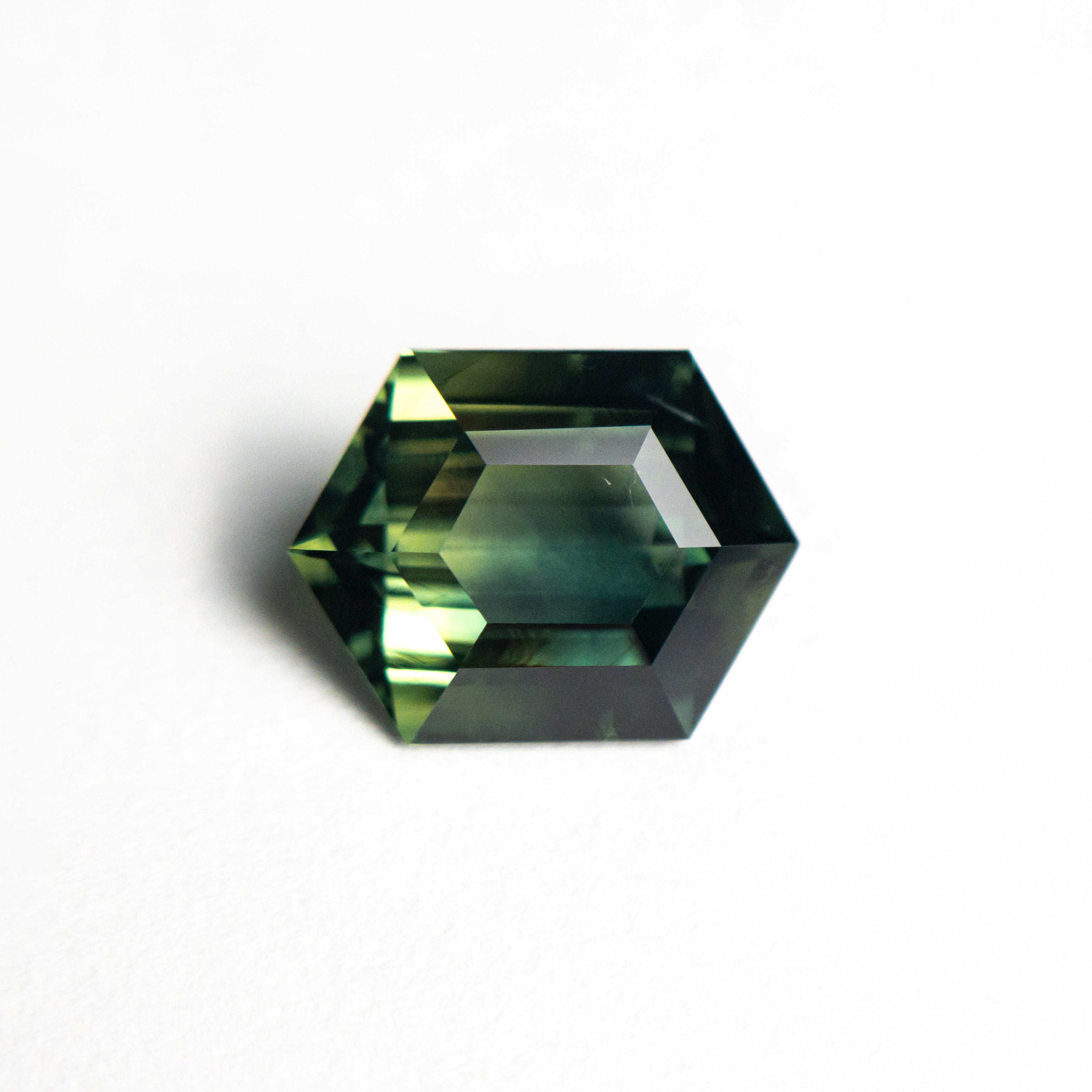 2.00ct Hexagon Step Cut Sapphire - 9.05x6.94x3.76mm Natural Blue Gemstone for Engagement Rings & Fine Jewelry Making