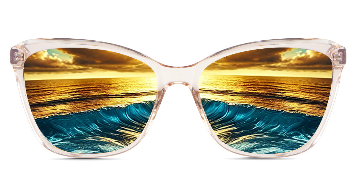 Kelis Women's Prescription Polarized Sunglasses - UV Protection, Lightweight & Stylish for Driving, Outdoor Sports & Fashion