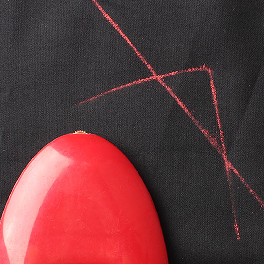 Zhongjiuyuan White DIY Sewing Tools - Triangular Chalk Wheel with 5 Replacement Chalks for Fabric Marking | Perfect for Quilting, Dressmaking & Tailoring Projects