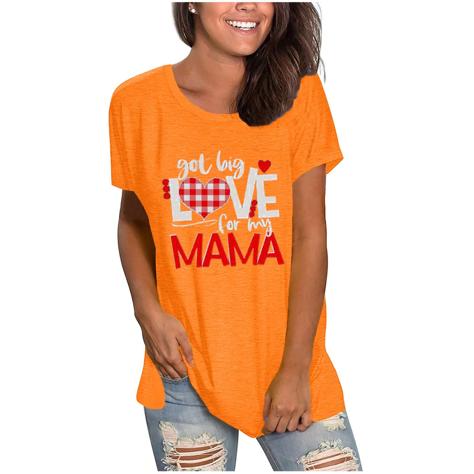 Oversized T-Shirts for Women - Summer Fashion Loose Fit Round Neck Blouses & Golf Tees - Perfect for Casual Wear, Sports & Birthday Gifts
