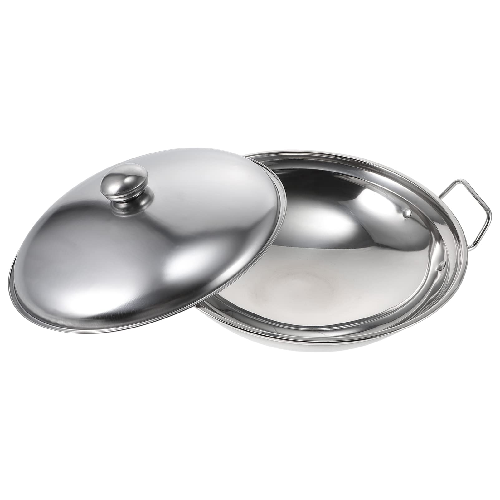 Premium Stainless Steel Stock Pot with Glass Lid - 8QT Soup Pot, Shabu Shabu Hot Pot for Home Cooking, Boiling Pasta, Steaming Vegetables & Family Meals