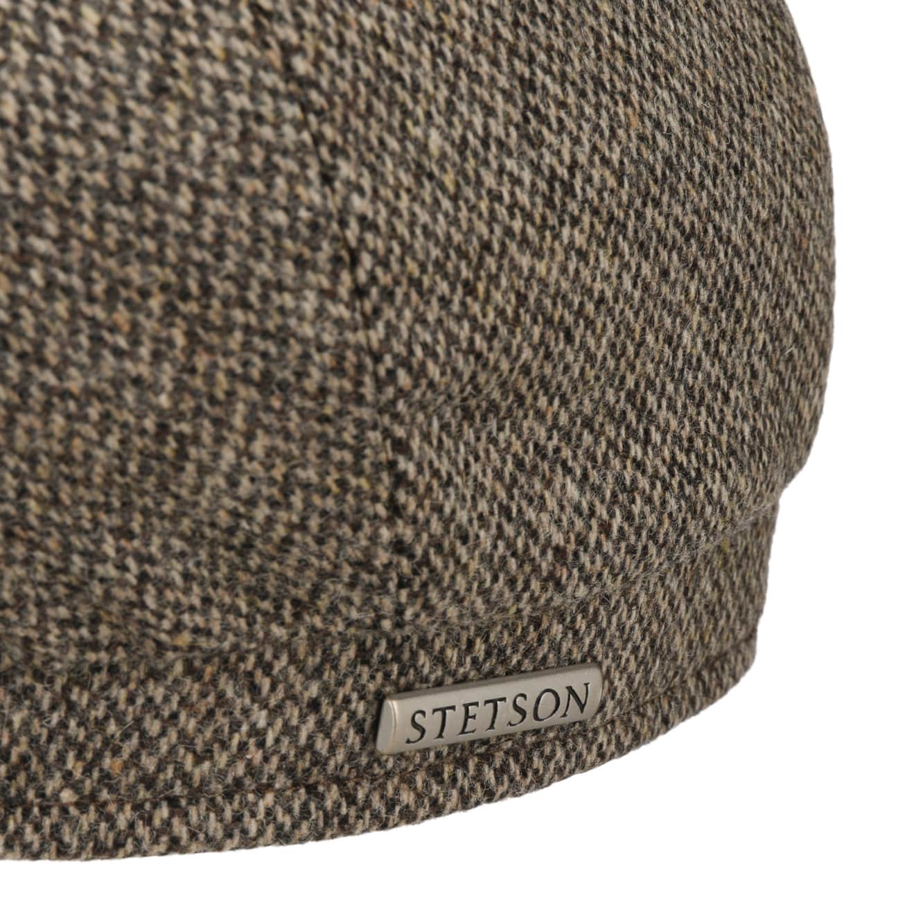 Stetson Hatteras Harridge Wool Flat Cap for Men - Classic Winter Hat for Outdoor Activities, Travel & Casual Wear