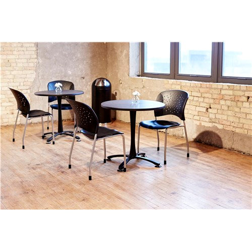 Safco Reve GuestBistro Chair with Straight Legs & Round Back - 6805 - Stylish & Comfortable Dining Chair for Restaurants, Cafes, and Home Kitchens