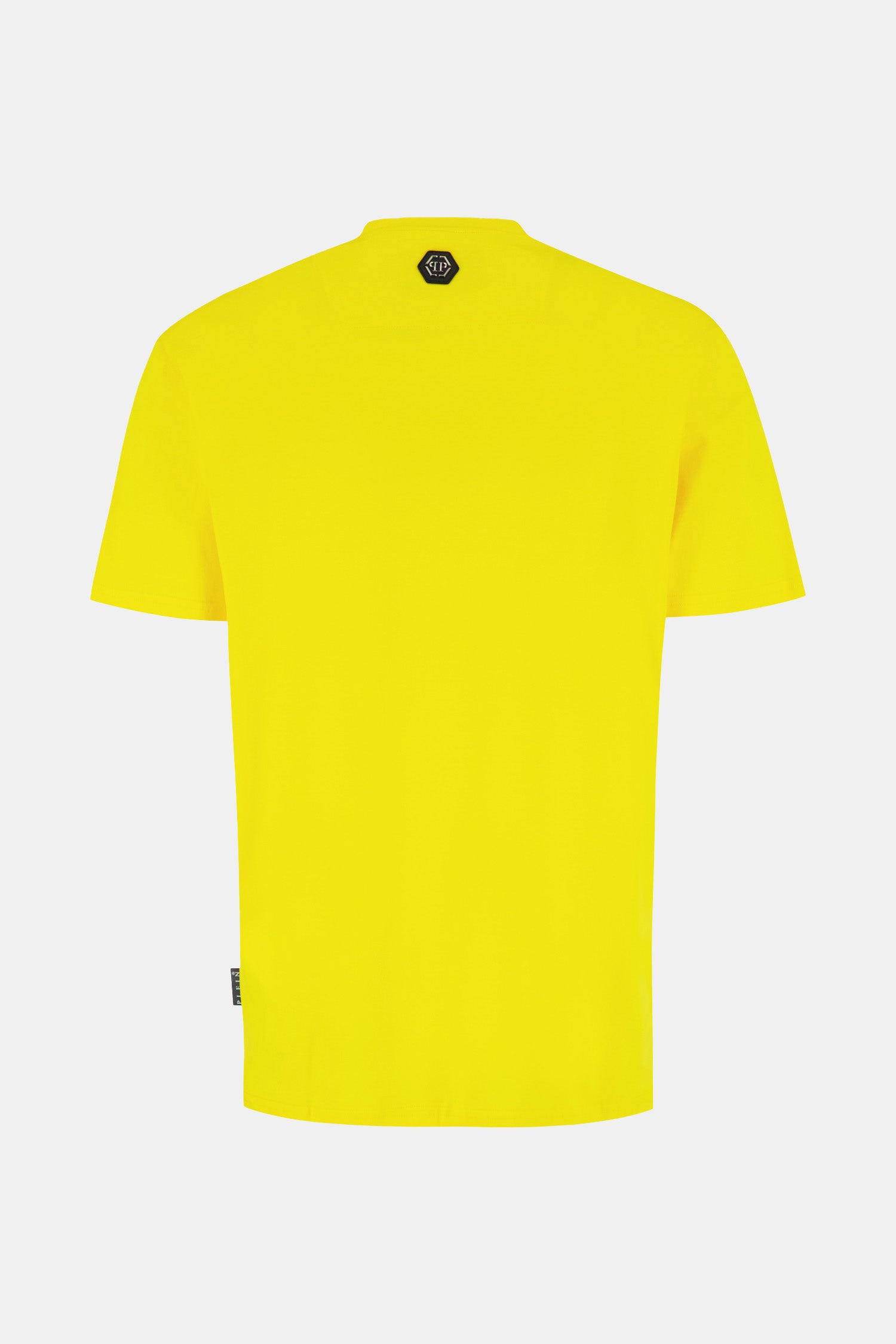 Philipp Plein Yellow Round Neck Short Sleeve Monster Graphic T-Shirt for Men - Casual Streetwear & Summer Outfits