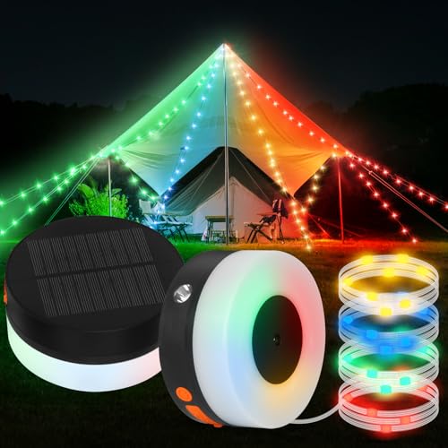 Multi-color Solar Camping String Lights