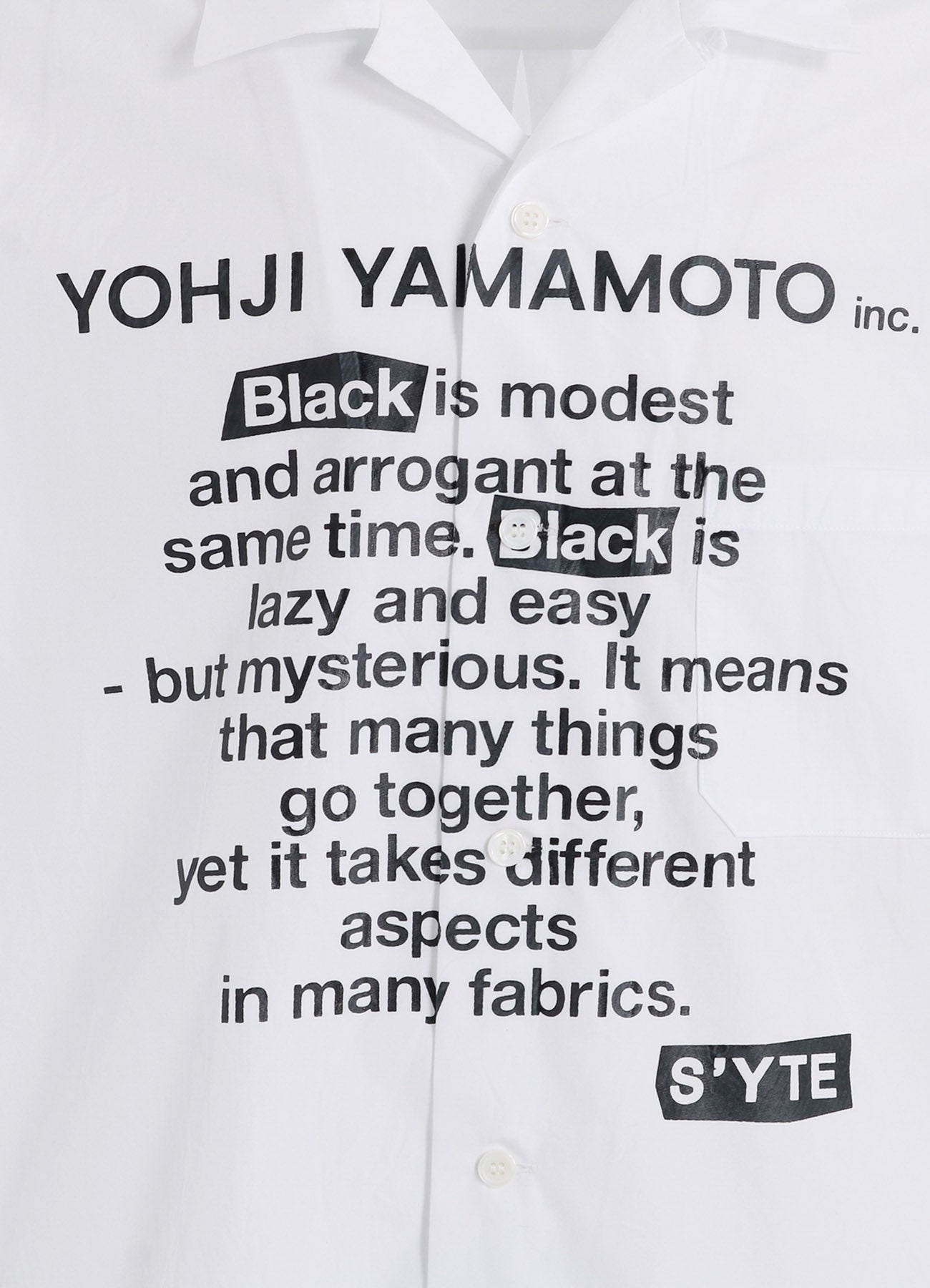 Premium Cotton Broad Shirt with 'Black is Modest' Message Print - Stylish Casual Wear for Men & Women