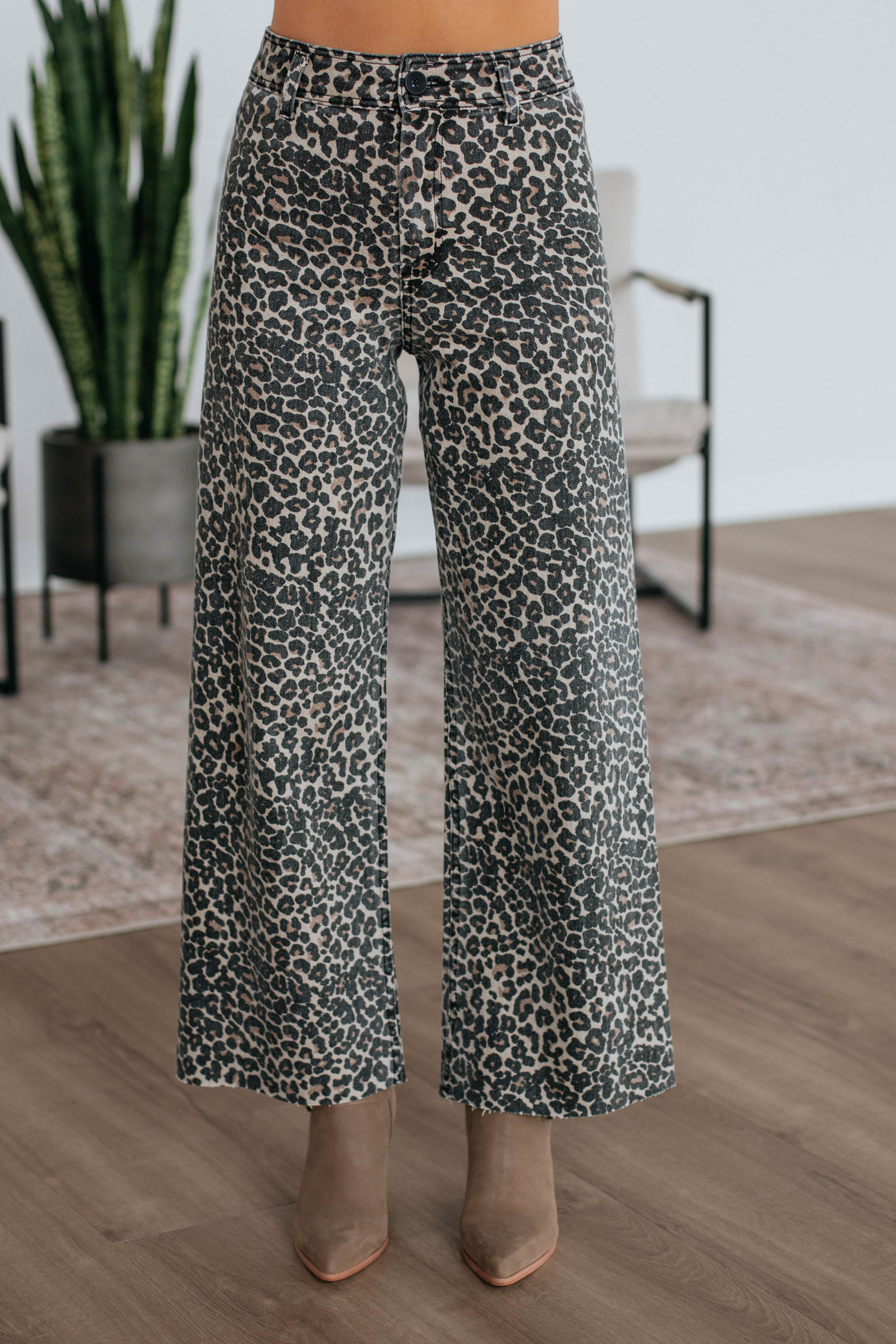 Jesse Wide Leg Pants for Women - High Waisted Flowy Trousers with Pockets | Casual & Office Wear | Perfect for Work, Travel & Everyday Comfort