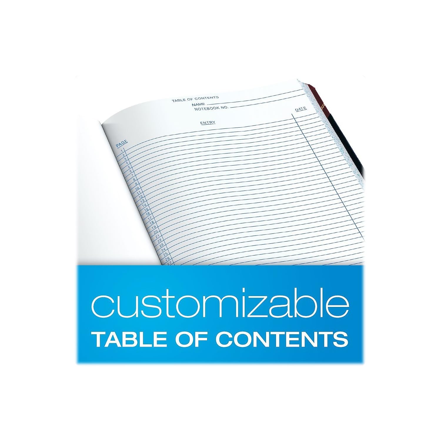 Boorum & Pease L21300R Laboratory Record Book - 300 Pages, 8-1/8