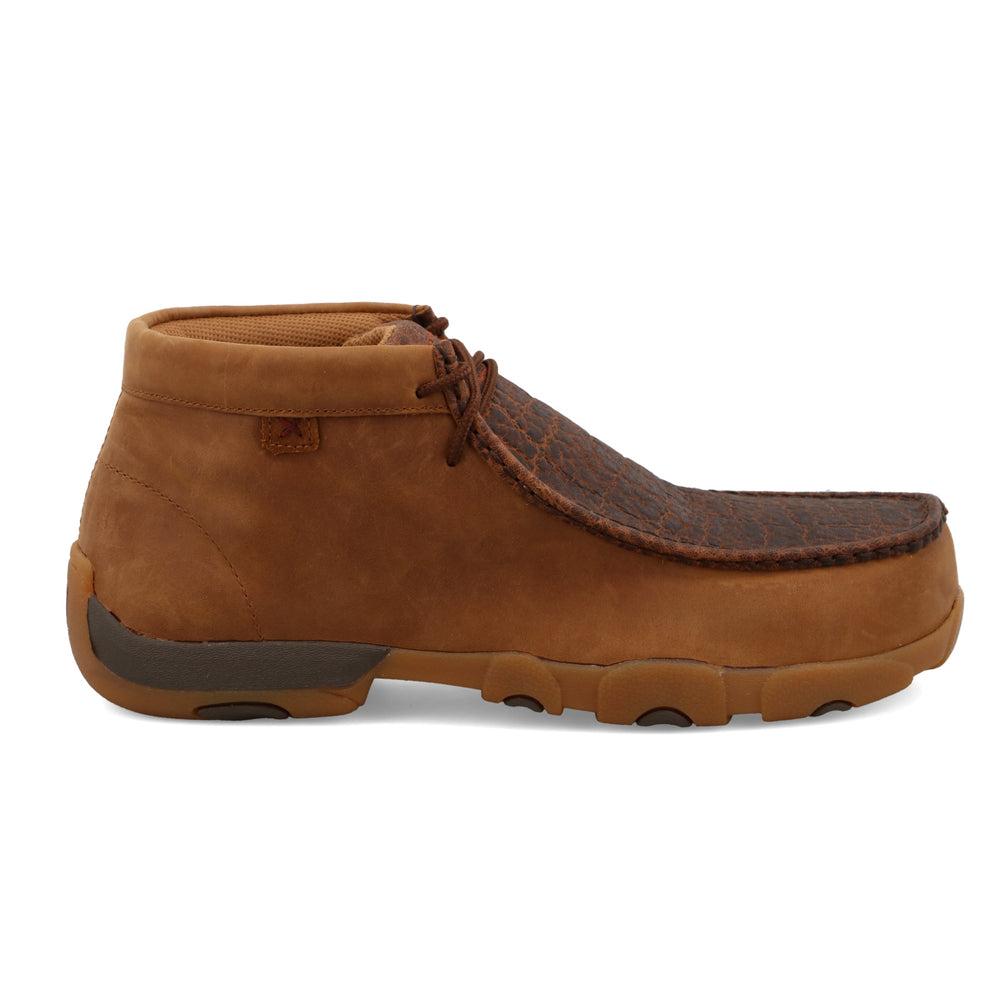 Men's Work Chukka Driving Moc Shoes - Comfortable Casual & Work Boots for Men - Slip Resistant, Lightweight & Durable - Perfect for Driving, Office & Outdoor Activities