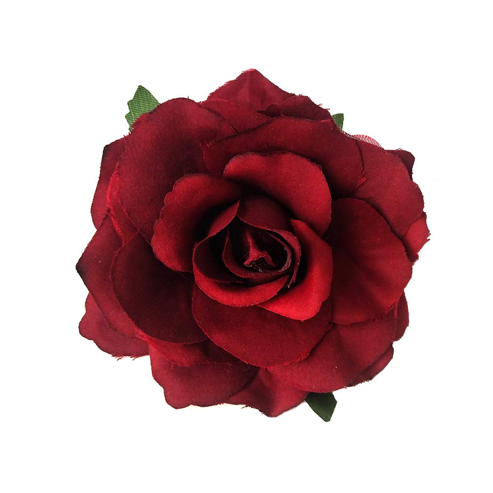 Elegant Rose Hairpin Flamenco Dancer Pin - Vintage Flower Brooch for Women | Perfect for Weddings, Parties & Spanish Dance Costume Accessories
