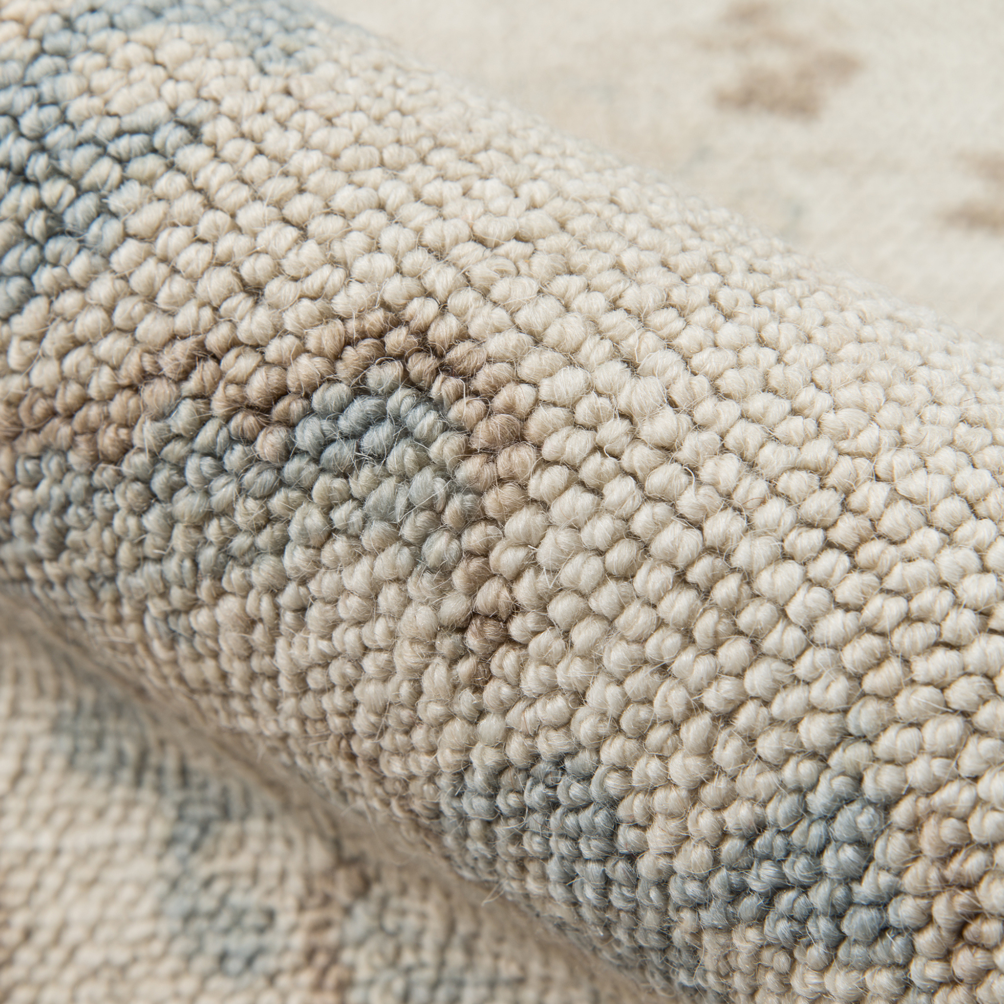 Ana Beige Wool Area Rug - Soft & Durable Handmade Wool Rug for Living Room, Bedroom, or Office - Perfect for Cozy Home Decor