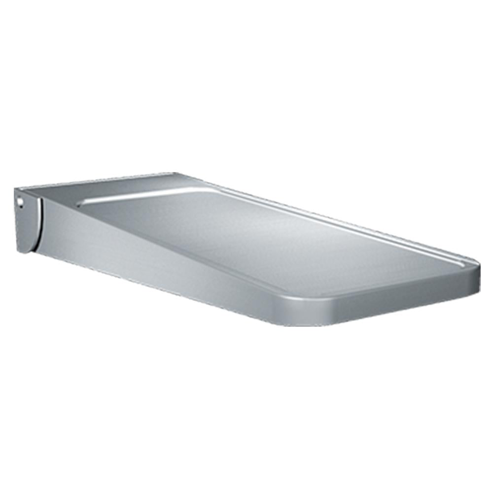 Foldable Utility Shelf - ASI 0698 Wall Mounted Storage Organizer with Satin Finish | Perfect for Kitchen, Bathroom, Garage & Closet Organization