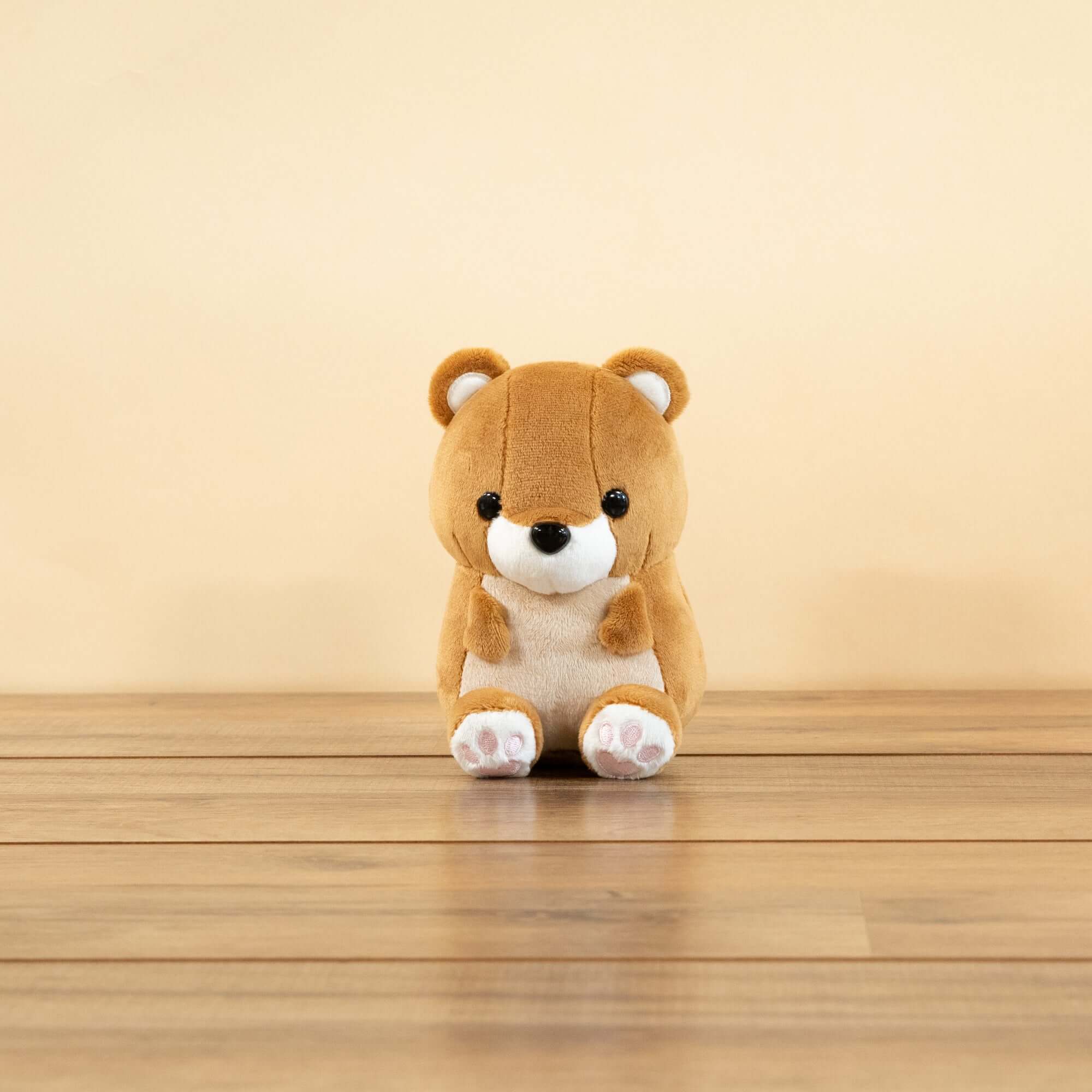 Mini Teddi the Grizzly Bear Plush Toy - Soft Cuddly Stuffed Animal for Kids, Perfect for Nursery Decor, Birthday Gifts & Comfort Companion