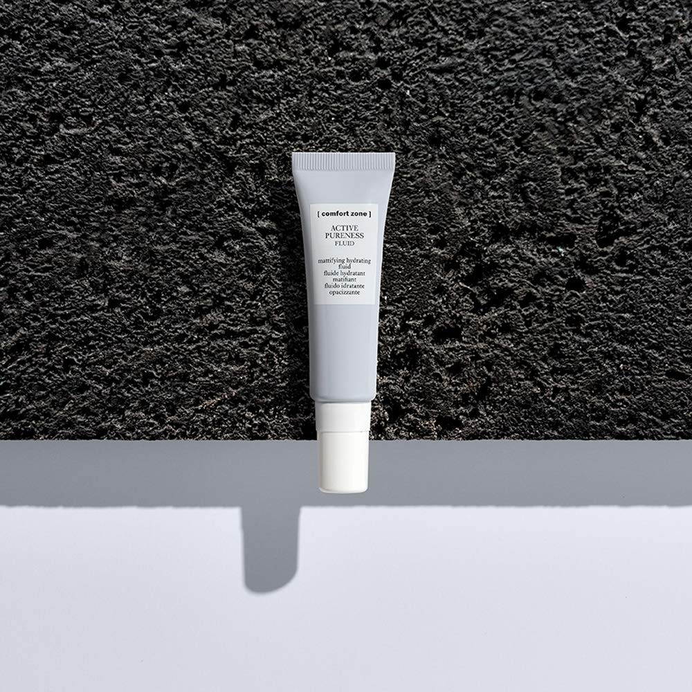 Comfort Zone Active Pureness Hydrating Fluid - 30ml - Mattifying Moisturizer with Vitamin C for Oily Skin - Natural Ingredients - Makeup Base - Perfect for Daily Skincare Routine & Makeup Prep