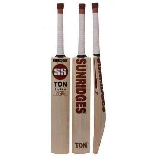 SS Retro Super Junior Cricket Bat - Lightweight Wooden Cricket Bat for Kids & Beginners - Perfect for Training, Backyard Games & School Sports