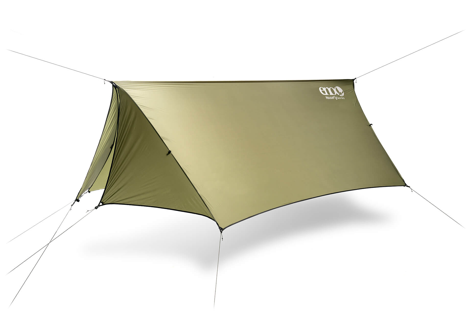 HouseFly™ Waterproof Rain Tarp - Heavy Duty Outdoor Cover for Camping, Hiking, and Emergency Shelter - All-Weather Protection for Gear and Equipment