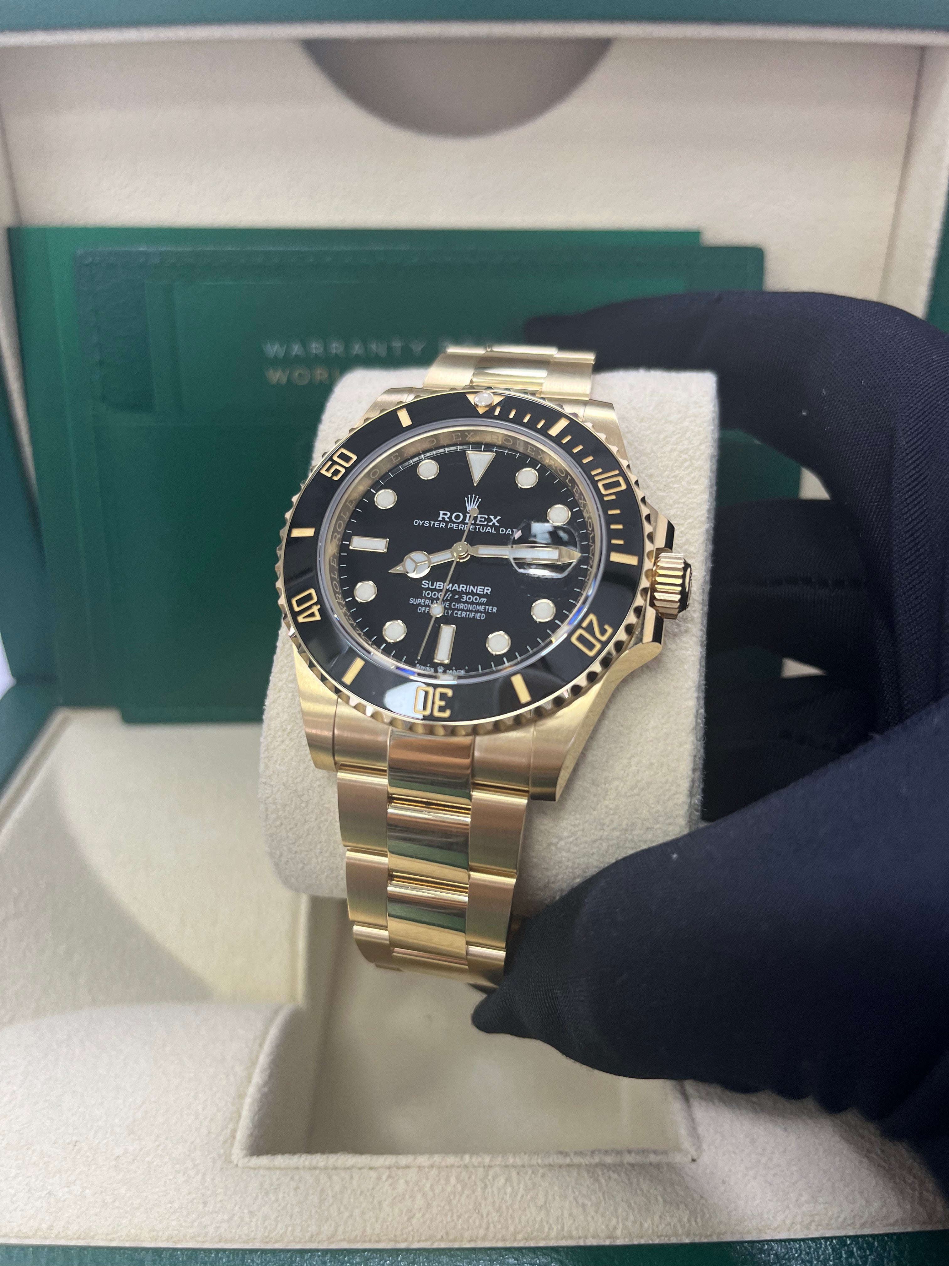 Rolex Yellow Gold Submariner Date Men's Watch with Black Dial - Ref. 126618LN - Luxury Diving Watch for Professional & Formal Occasions