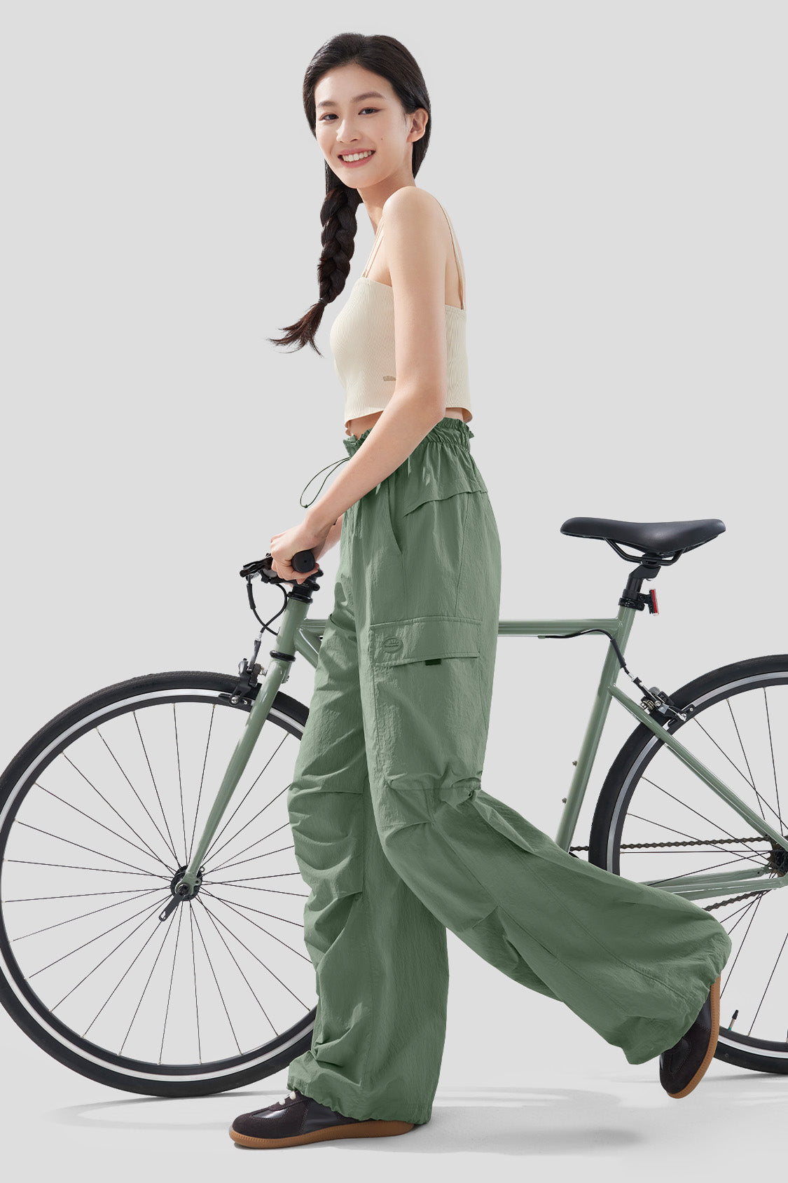 Women's Quick Dry Parachute Pants UPF 50+ Sun Protection - Lightweight Hiking Travel Yoga Outdoor Adventure Pants